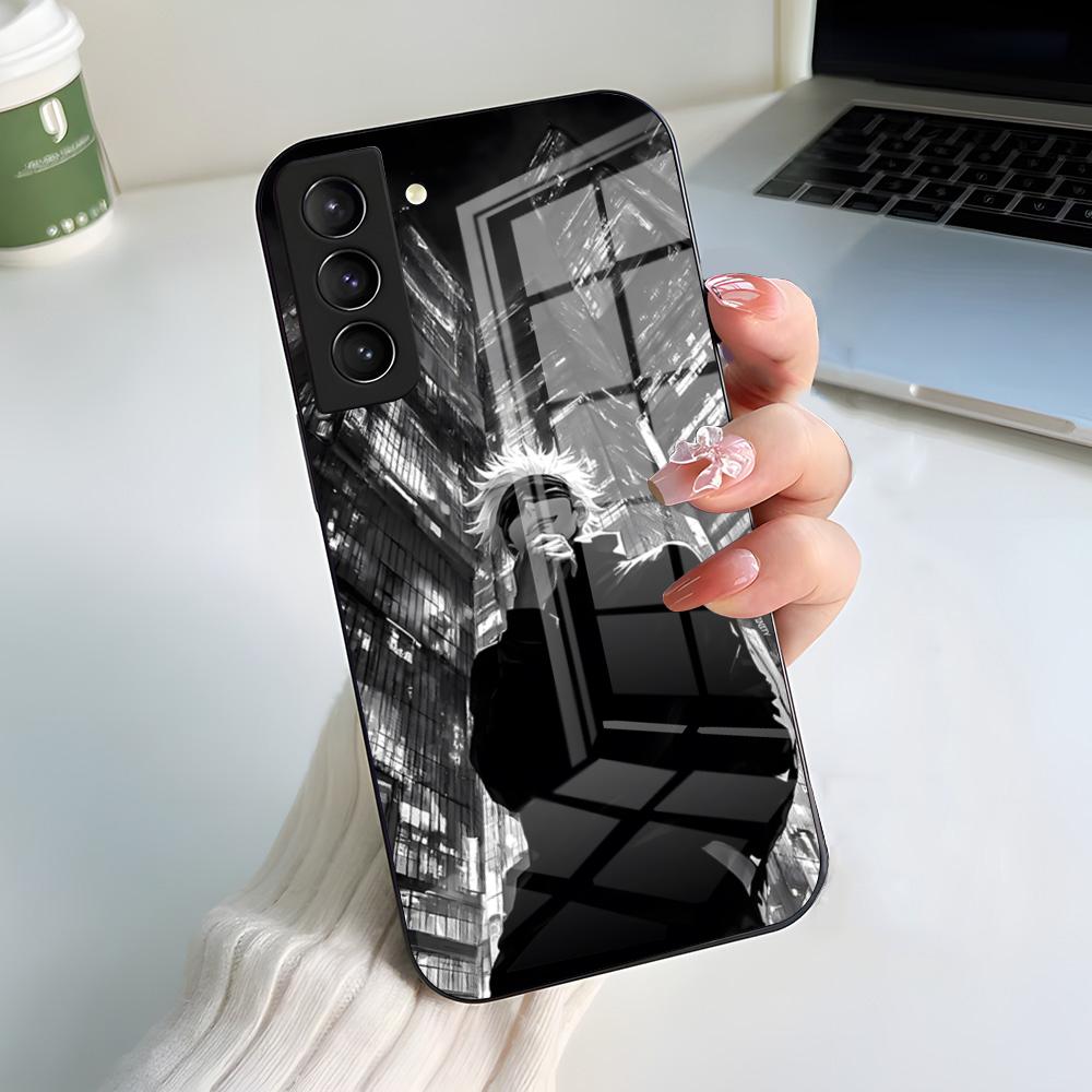 

Чохол для телефону J-Jujutsu K-Kaisen G-Gojo для Samsung A56 A36 A26 A16 A15 A25 A35 A55 A14 A34 A24 A54 Скляний чохол Samsung A22 5G