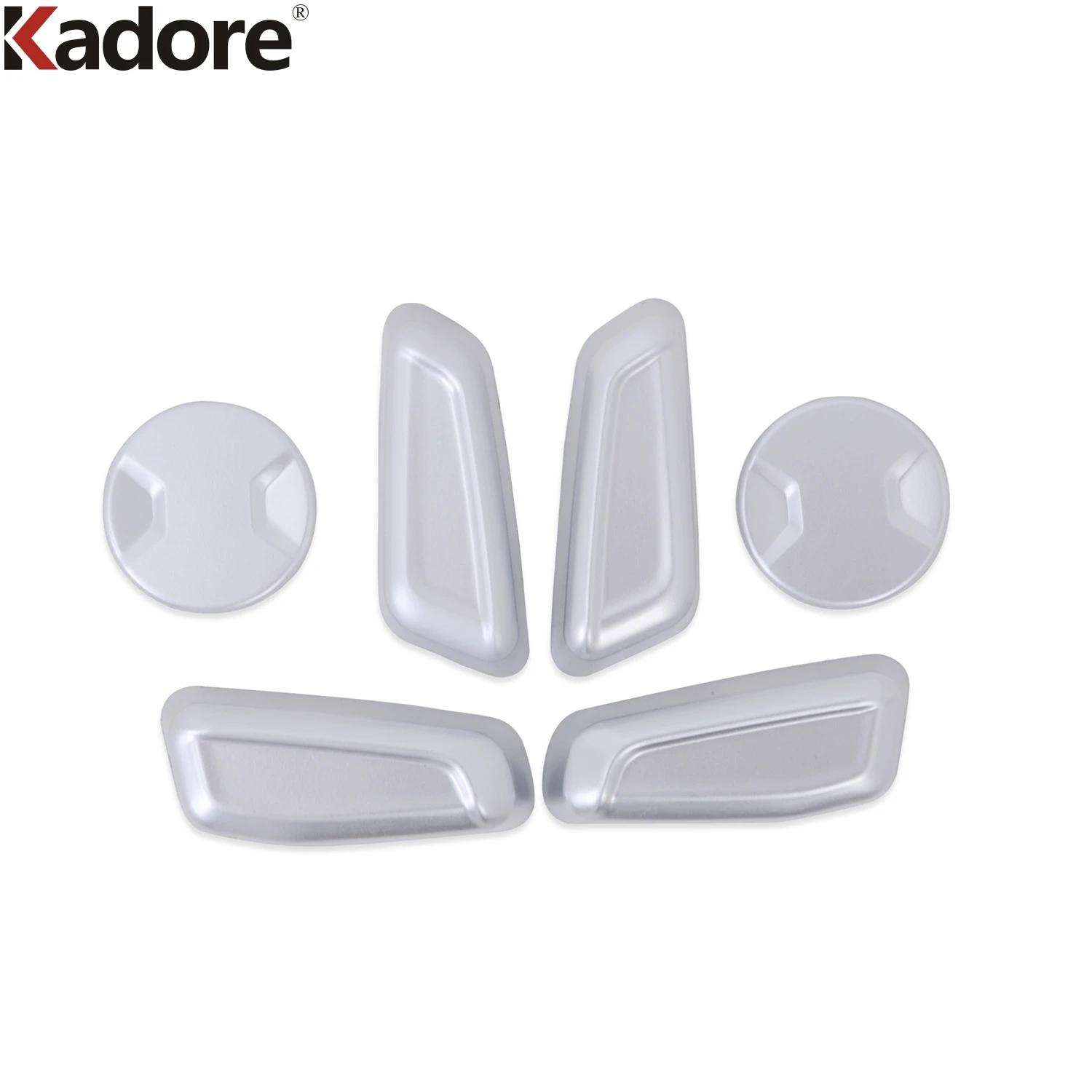 For Hyundai Sonata -  2024 Carbon Fiber Car Seat Adjustment Switch Control Button Cover Trim Interior Accessories ABS Matte