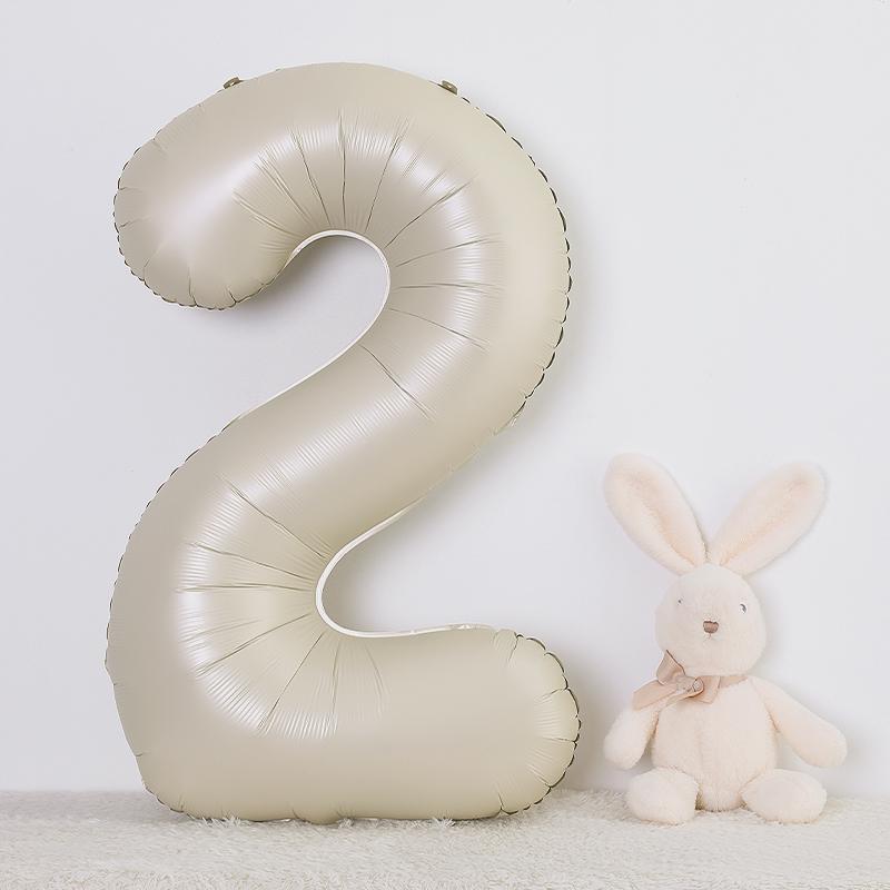 Children's 1st Birthday Number Balloons for Party Decorations and Photo Props.