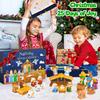 Christmas Countdown Advent 2025 Small Home Decor Jesus Story Christmas Countdown Decorations For Kids Bedroom Living Room