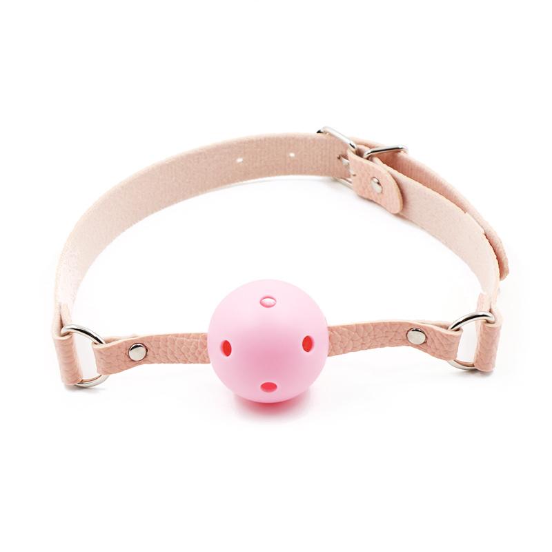 SM Sex Mouth Stopper, Leather Bondage Sex Toys Mouth Ball, Sexual Toys for Couples and Adult Products