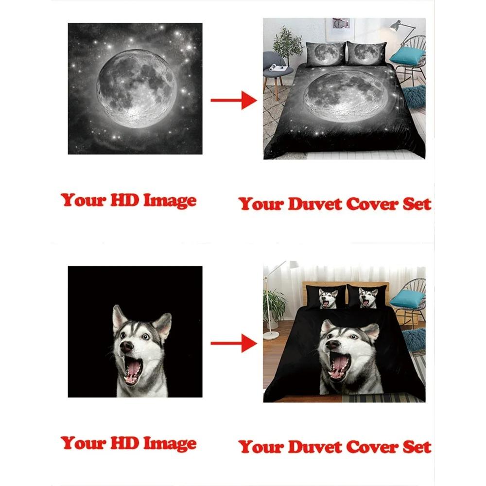 Anime Girls Bedding Set Cells At Work Duvet Cover Pillowcase Cartoon Comforter Cover Set 2/3 Piece Bed Linen Set for Teens Boys