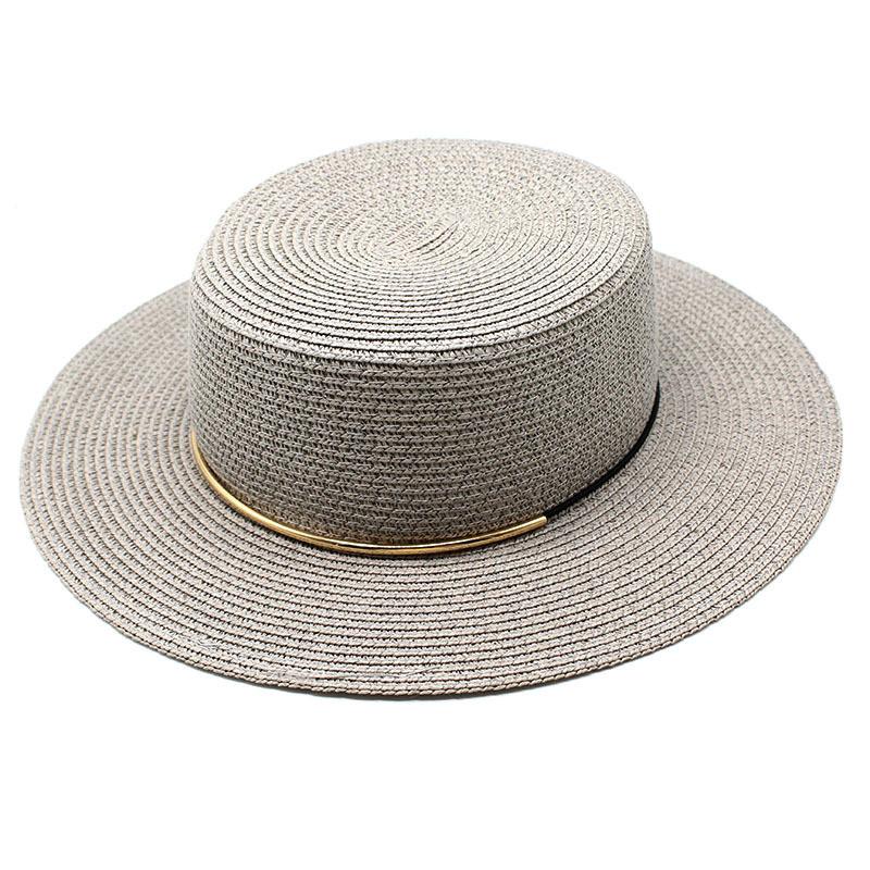 Classic Irish Straw Hat With Wide Brim For Summer Sun Protection And Breathability