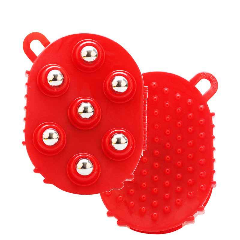 

1 шт. Лимфатические перчатки, лимфодренажные перчатки, массажный шариковый роликовый уход за телом красный