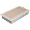 Vent Cover Oskar 17x30 Cream with Blinds