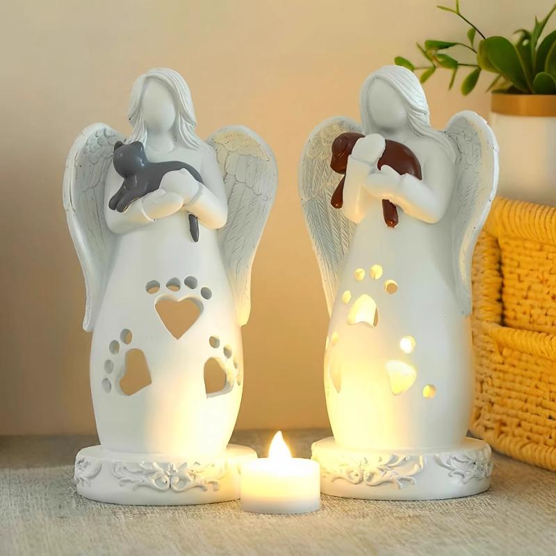 Haustier Gedenklicht Katze Hund Elektronische Kerze Souvenir Kätzchen Welpe Hunde Erinnerungslichter Haustiere Katzen Hund Grabstein Erinnerungen Zubehör