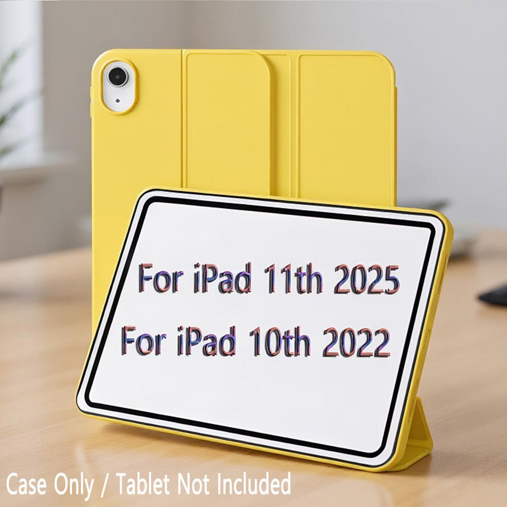Étui pour iPad 11/10 11e (A16) / 10ème Génération 11'' / 10.9'' /, Housse Intelligente à Rabat Magnétique, Étui à Support en Cuir Tri-pli