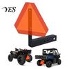 Slow Moving Vehicle Accessory UTV Sign Bracket Kit with Reflective SMV Triangle, 2" Receiver for Tractor Hitch Mount, Hardware & Tools Golf