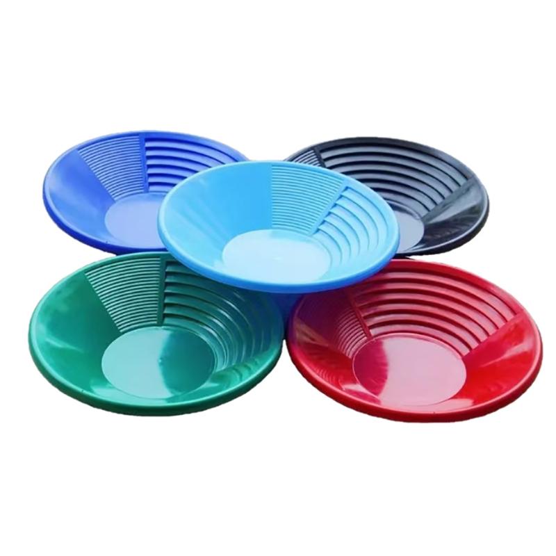 Plastikowa łopata do płukania złota z rowkami Ergonomiczne narzędzie do płukania złota Do wydobycia złota Wykrywacz metali Na zewnątrz Sprzęt do płukania złota