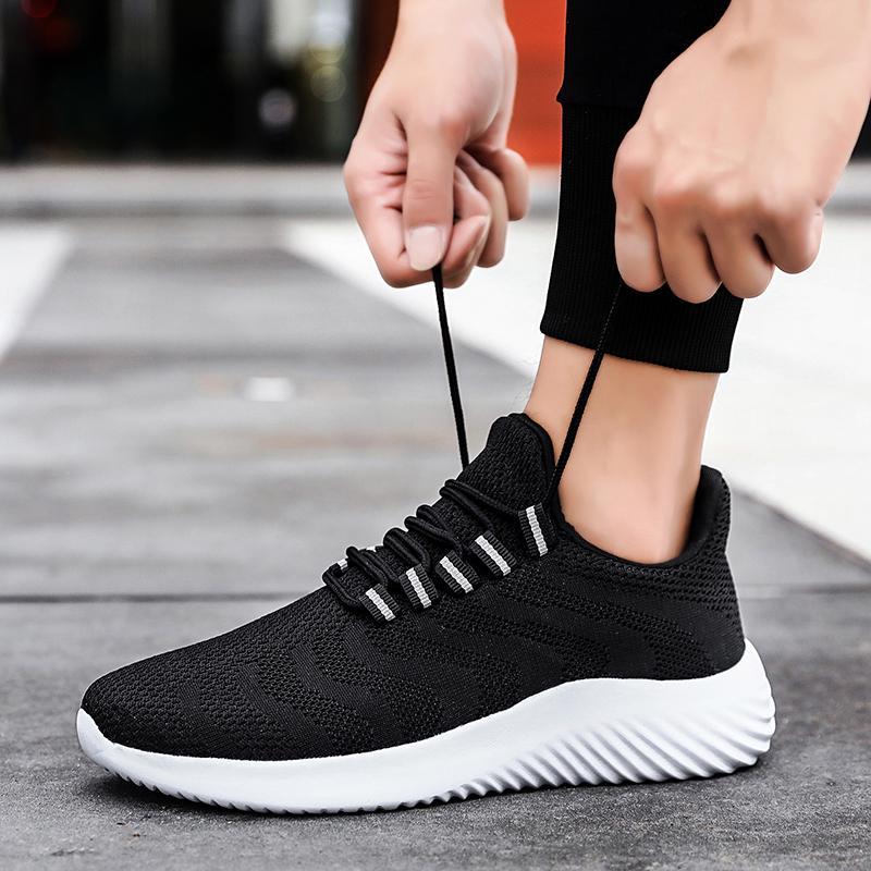 Light Men's Shoes Fashion Trend Korean Version Damping Running Sneaker Comfortable Outdoor Sports