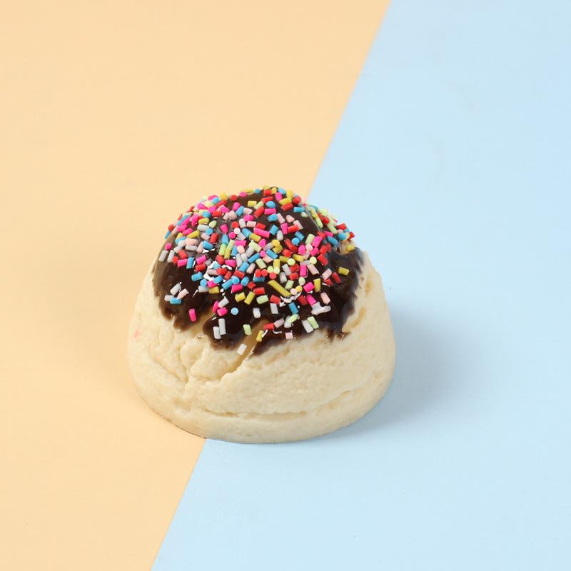 Simulated Jam Ice Cream Ball Toy - Fun Dessert Decoration