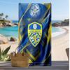Asciugamano da Spiaggia con Stampa Leeds United Football, Asciugamano Grande Morbido ad Asciugatura Rapida per Spiaggia Campeggio Nuoto