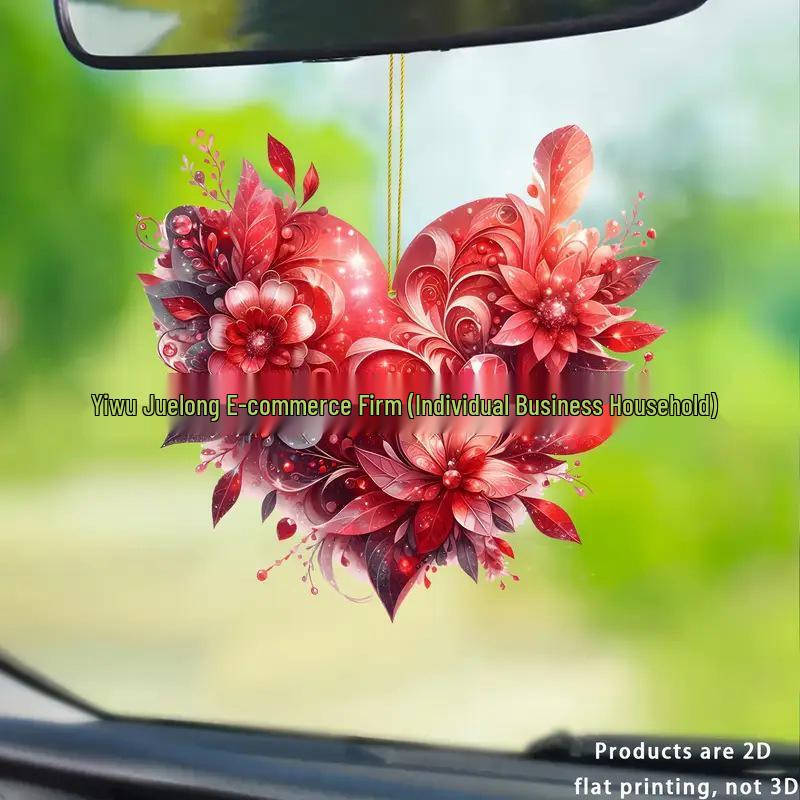 Custom Acrylic Rearview Mirror Decoration Pendant