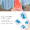 2pcs Finger Hot Cold Pack Quick Cold Reusable Gel Pack for Arthritis Chronic Soreness 8cm
