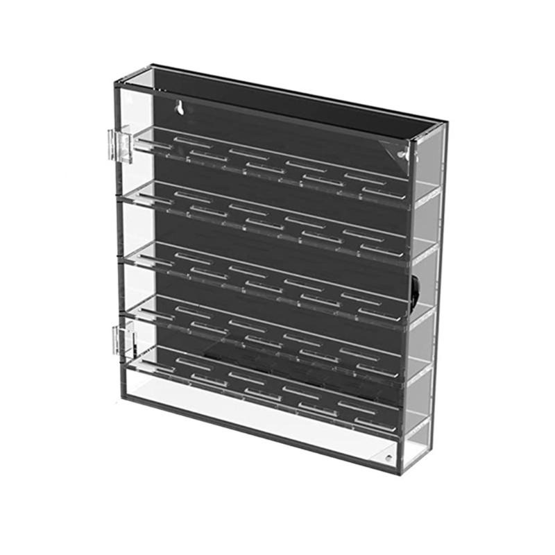 

Clear Acrylic Round Coin Holder Desktop Storage Case Sturdy Display Box Craft Supplies for Collectors and Jewelers