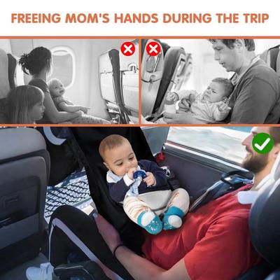 Portable Toddler Airplane Hammock Foldable Baby Aircraft Seat Sleeping Bed