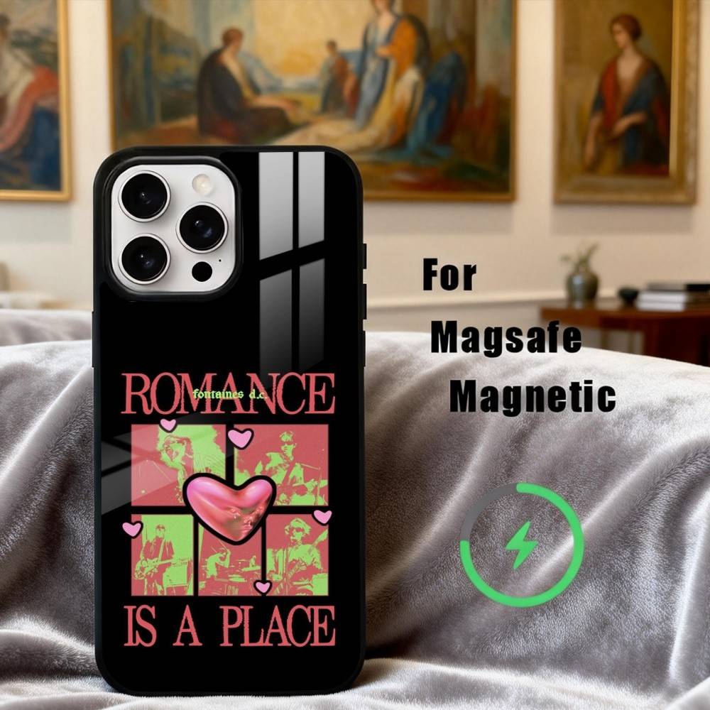 F-Fontaines D-DC R-Romance Phone Case For iPhone17,16,15,14,13,12,11 Plus,Pro Max Magnetic For Magsafe Wireless Charging