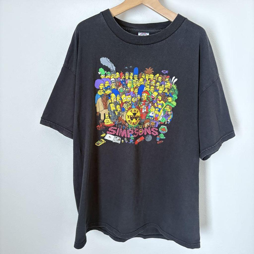 [USED] Simpsons THE YELLOW ALBUM T-shirt Black XL
