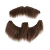Costume Mustache and Goatee Set with Adhesive Wear for Cosplay Looks, Theater Outfits, Party Styling and Booth Photos