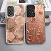 Schöne Roségold Kunst Stoßfeste Handyhülle für Samsung A17 A16 A15 A14 A37 A57 A36 A56 A26 A35 A55 A25 A34 A54 A24 A13 A23 A3