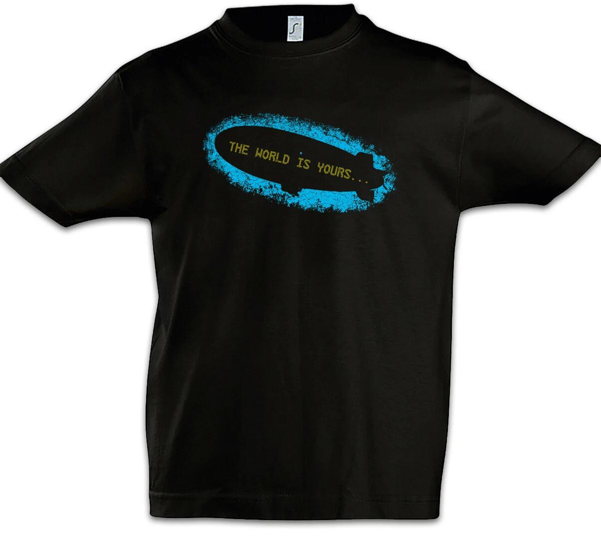 

The World Is Yours Zeppelin Kids Boys kids boys T-Shirt Tony Fun Scarface Montana Cuba 100