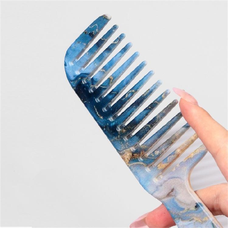 Wide Tooth Comb Detangler Hair Comb Printed Hair Styling Comb Curly Comb Hair Brush Comb Hairdressing Combs