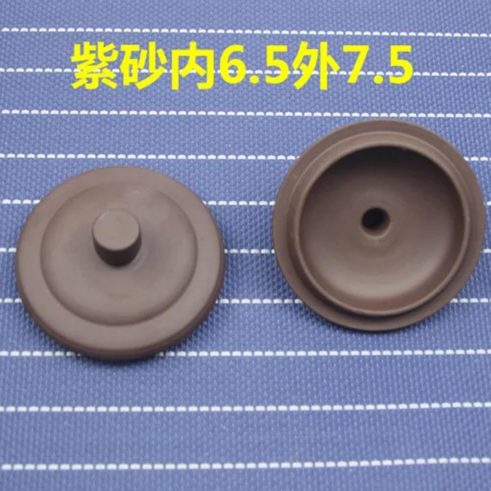 Purple Clay Single Teapot Lid Ceramic Round Tea Kettle Lid Accessories