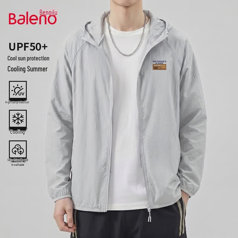 Baleno Men s Hooded UPF 50+ Sun Protection Jacket 3XL