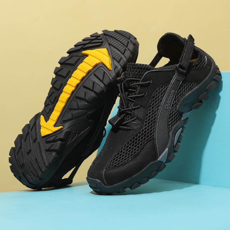 

Outdoor sports couple breathable mesh creek walking shoes wading shoes hiking hiking shoes men and women quick drying 35