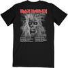 Iron Maiden Unisex-Erwachsene-Titelliste des ersten Albums V.3. T-Shirt mit Rückenprint