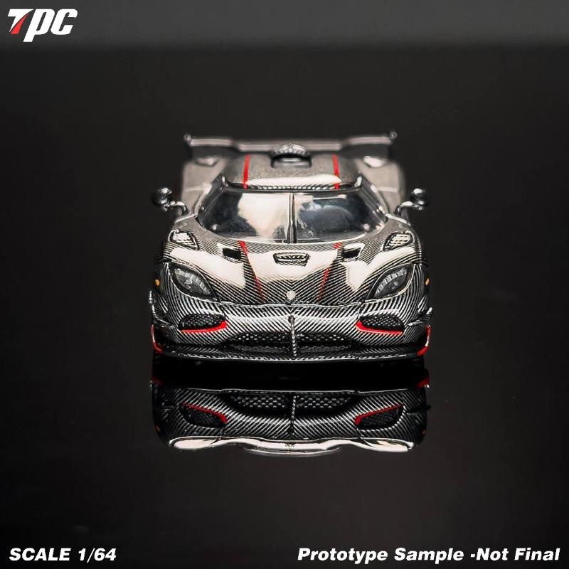 In stock 1: 1:64 RS carbon fiber supercar alloy car model - holiday gift - high-end collection - for boys as a gift