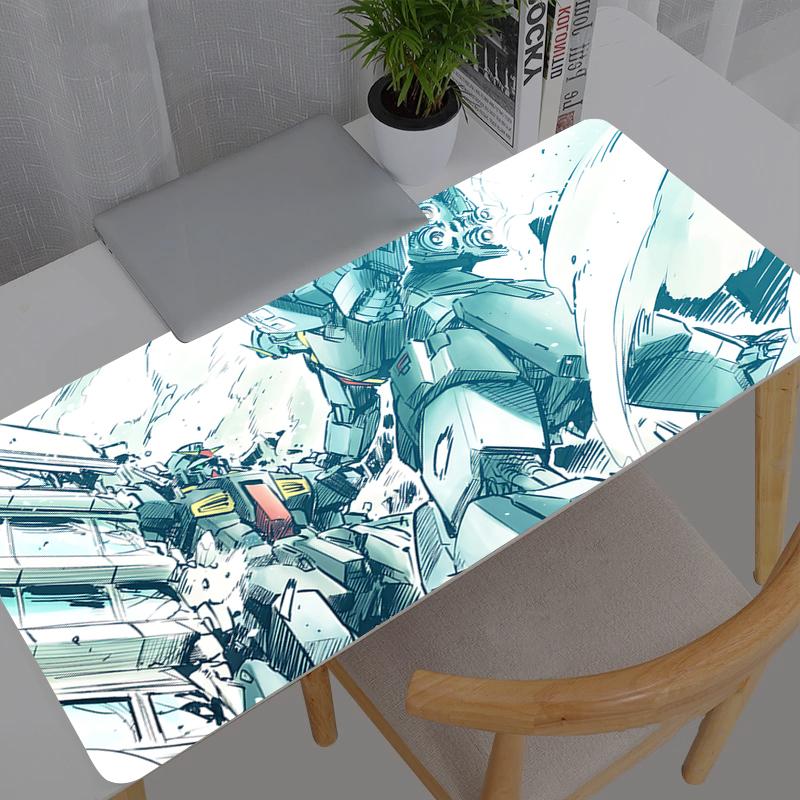 Kawaii Mouse Pad Anime Mobile Suit Gundam Cute Girl Gabinete Gamer Computer Desk Mat Keyboard Gaming Accessories Mousepad