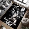 Rock Legend Johnny Halliday carpet Suitable for all seasons Home Decor Doormat Office chair cushion Protective pad