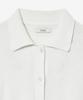VTWO Cool Washable Boucle Collar Knit (Ivory)