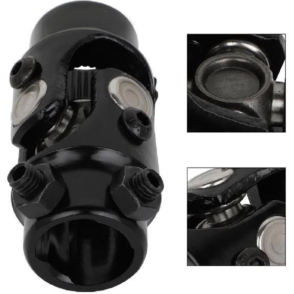 SCITOO 1" DD X 3/4-30 Spline Steering joints,length 83mm Black Single U-Joint