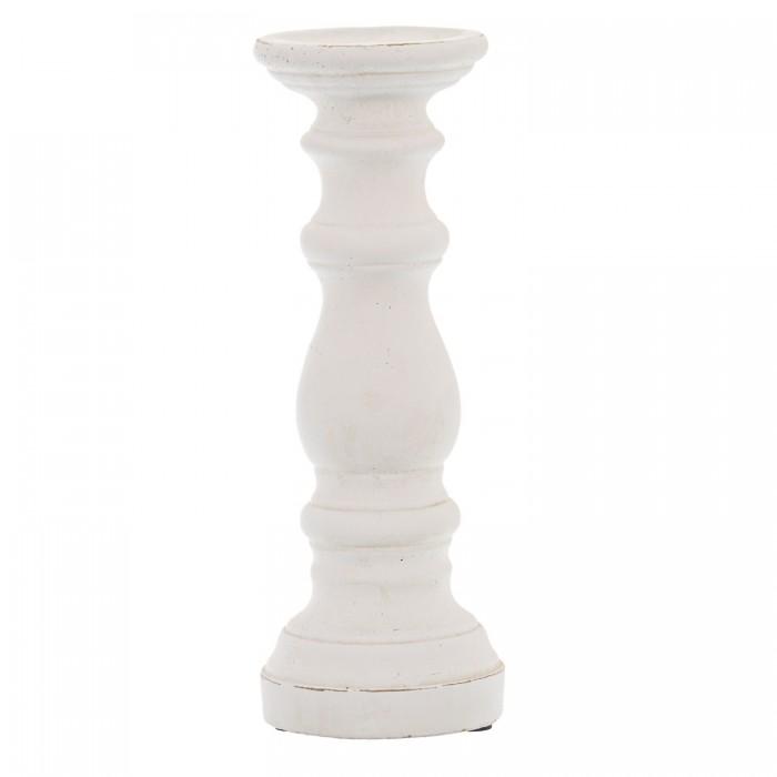 Hill Interiors Ceramic Column Candle Holder
