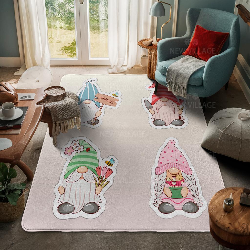 House Entrance Carpet Home Door Mat Living Room Bath Foot Bathroom Non-slip Water Absorption Rugs Bath Merry Christmas Winter