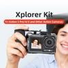 Shutter Button StreetGrip Vlog Holder for DJI Action/Insta360 Ace Pro Camera Accessories