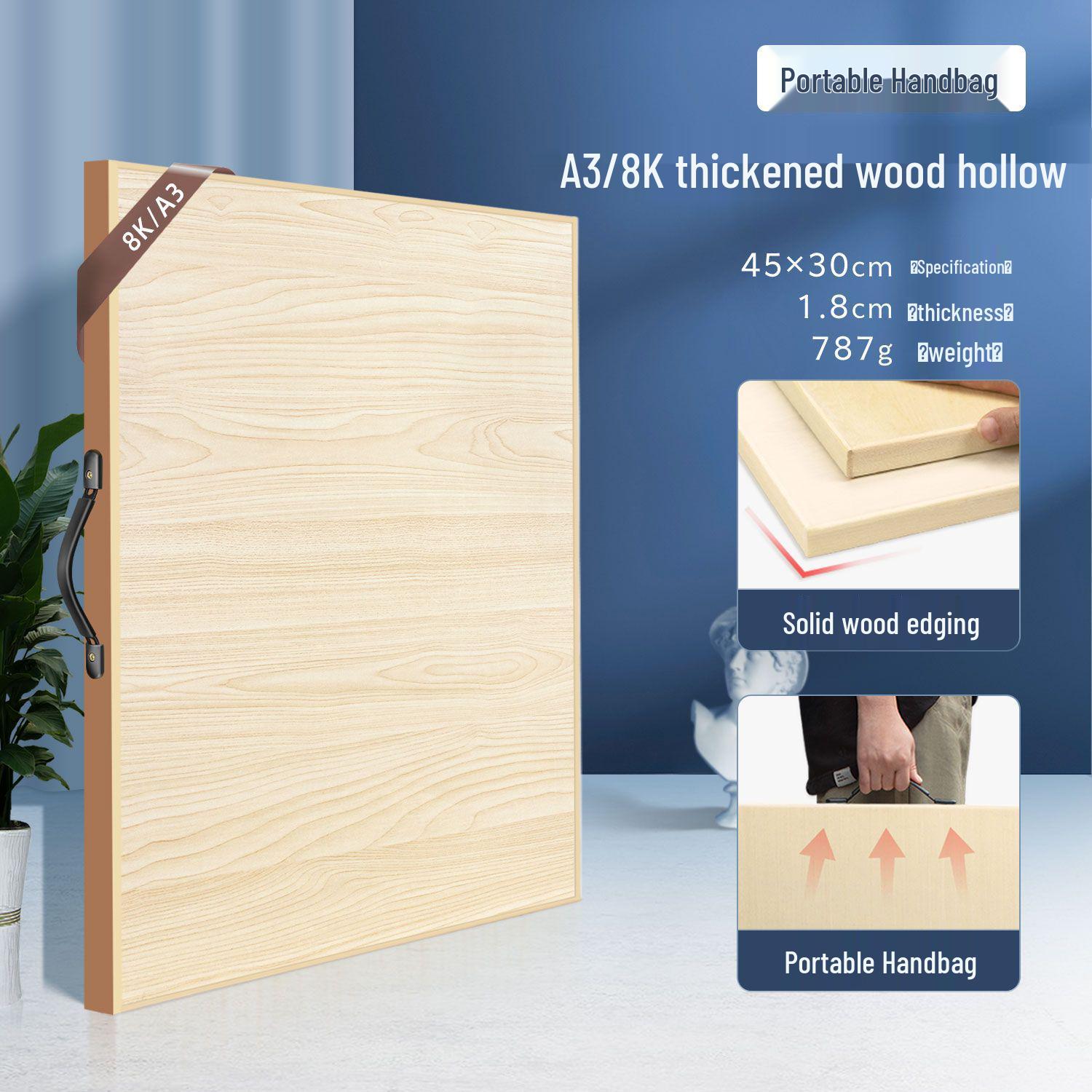 

Art Student 4K & 8K Solid Wood Sketch Board Easel