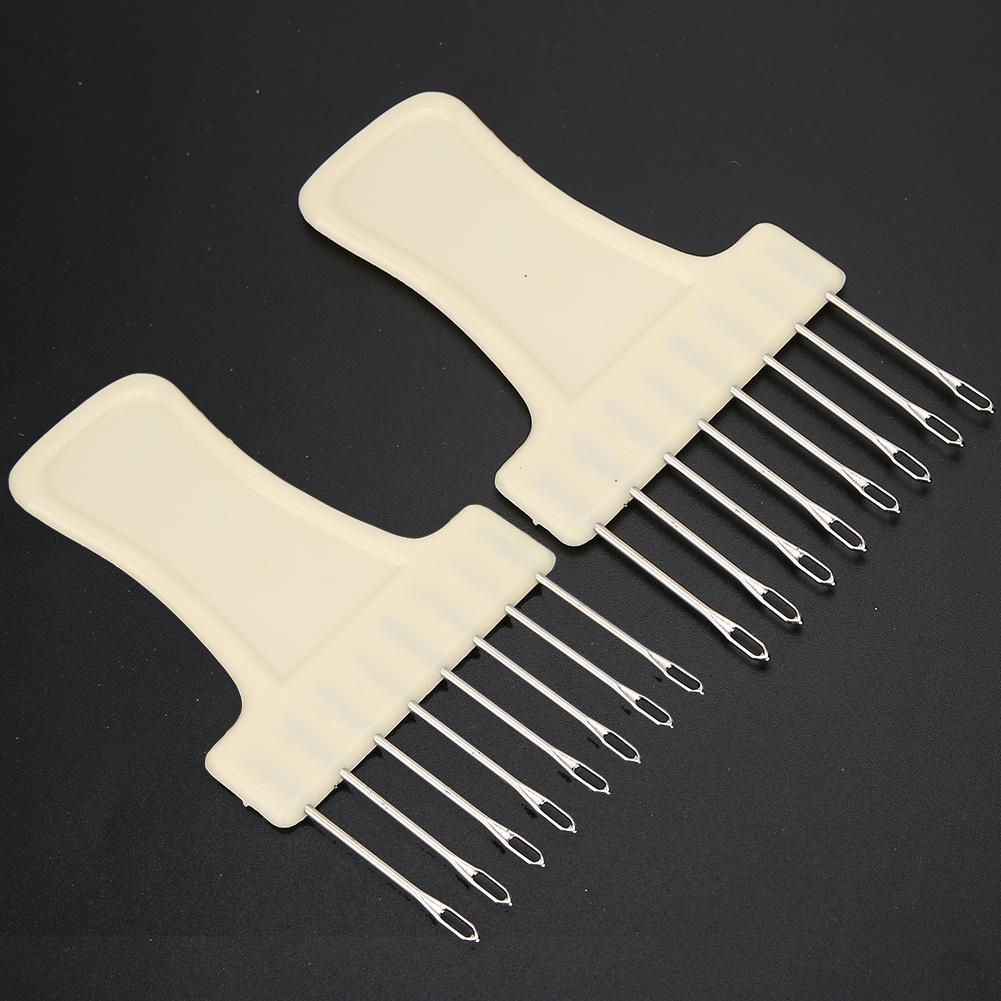 2Pcs Knitting Machine Transfer Comb 8 Needles for Brother KH260 KH230 KH270 SK151 SK155