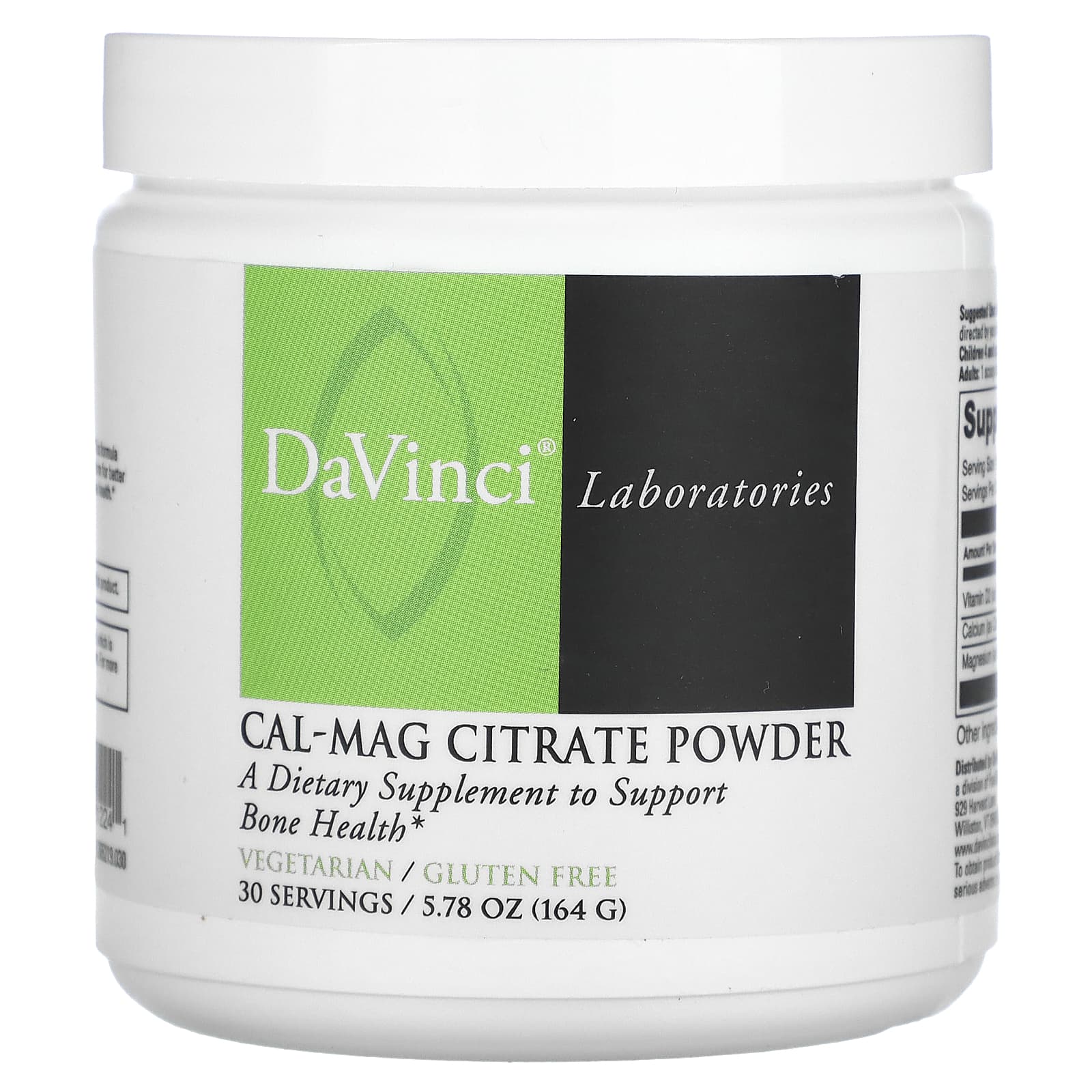 

Cal-Mag Citrate Powder, 164G(5.78Oz)