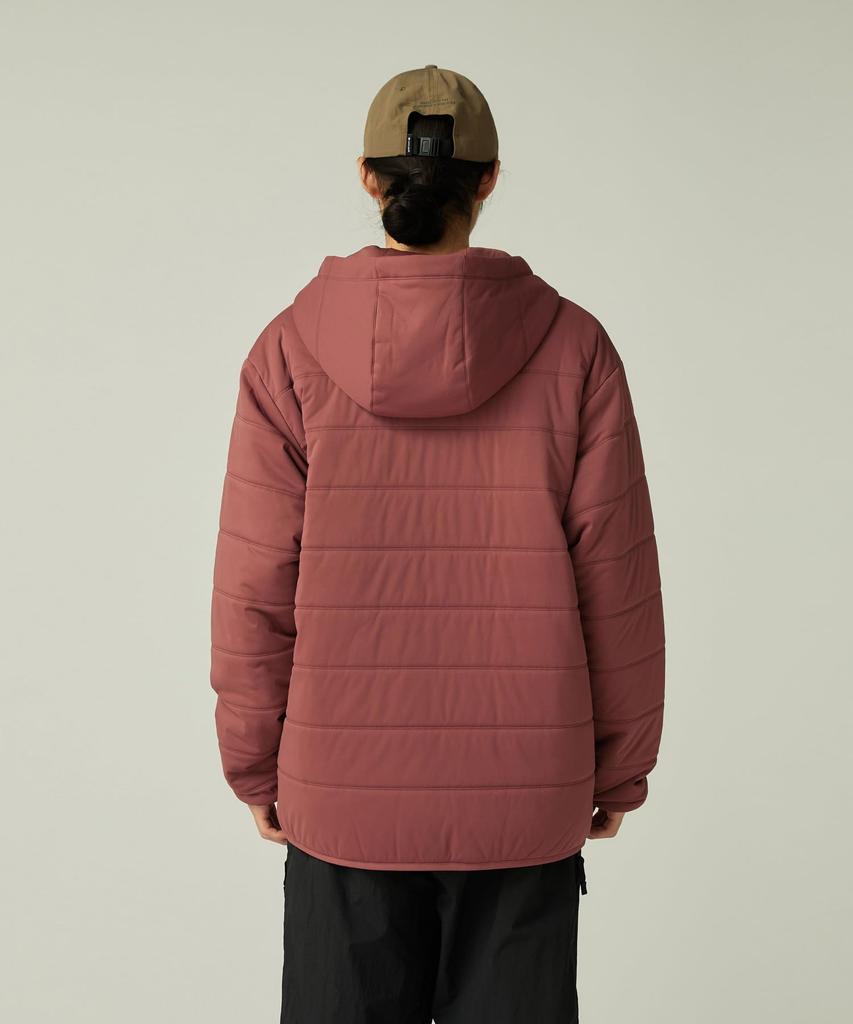 Snow Peak Flexible Insulated Hoodie Light Size for Men and Women Zip-Up SW-25AU002, Brown, M,