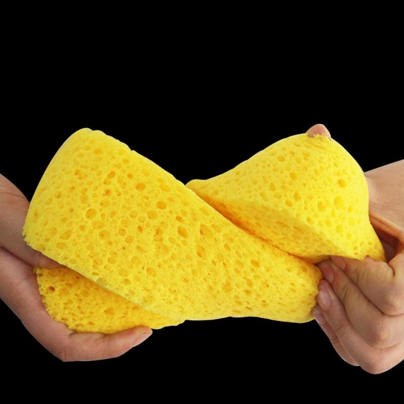 Car Yellow Sponge For Washing Window Anti Scratch Technology Perfect For Wheels Windscreen And Bodywork Cleaning Washing