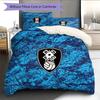 Rotherham United F.C.  Pattern Bedding Quilt Set  Home Decoration  Gift (1 * duvet cover + 2 * pillowcase  without core)