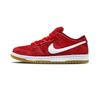 Dunk SB Abrasion Resistant Abrasion Resistant Low Top Skateboard Shoes Unisex White Red FZ1287-300(Team839-Blood Rage)