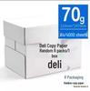 Carta Bianca Deli A4 70g e 80g, Design Venature Legno, Schizzo Studente, Stampa Fronte/Retro Spessa