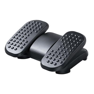 Sanwa Direct 20 kg Gewicht Fußstütze für Schreibtisch Unter-Schreibtisch-Fußstütze, Höhen-/Winkelverstellbar, Kapazität, Arbeit, Pedal, Schwarz, 100-FR036