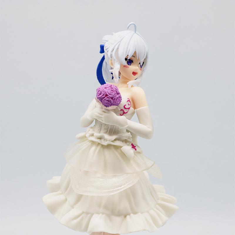 Anime Reise von Elaina Figur Brautstrauß Mädchen Modell Schreibtischspielzeug