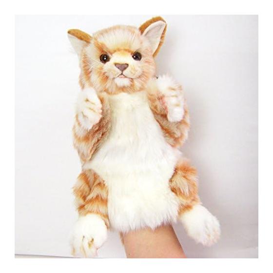 HANSA Stuffed Hand Puppet 7182 Cat Ginger 30 CAT GINGER Puppet Show Cat Cat