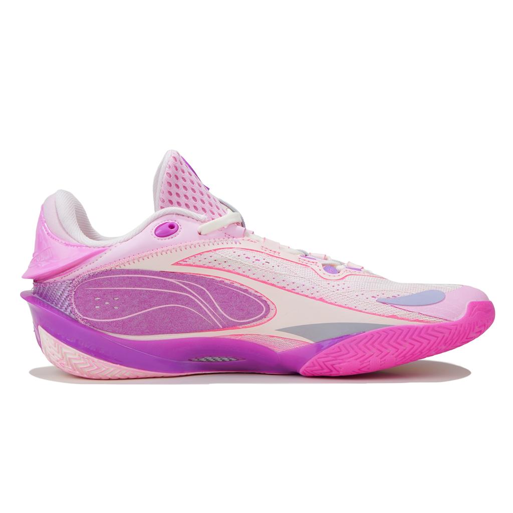 Li Ning Wade 808 5 ULTRA Low top Basketball Shoes Men's Blue Pink Mismatched ABAV015-4(Team-808)